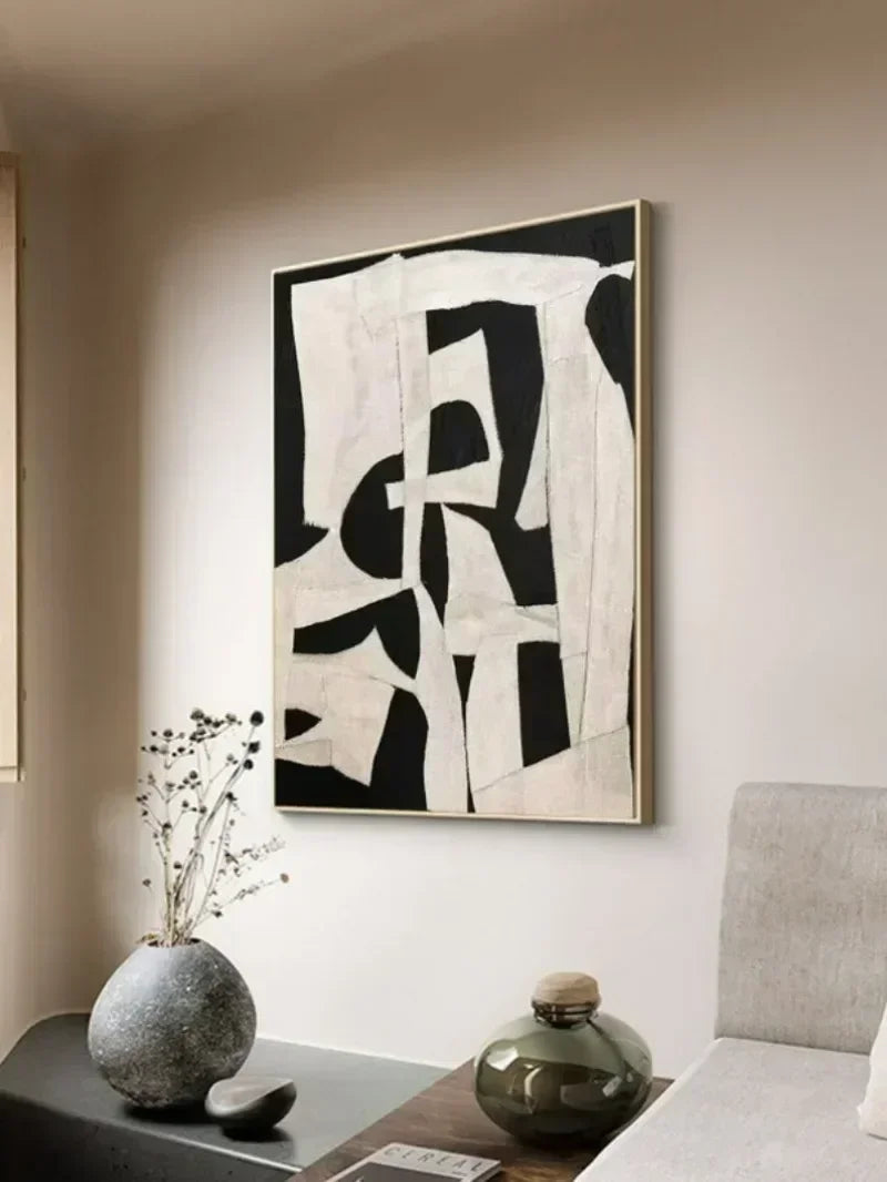 Beige Minimalist Canvas Art